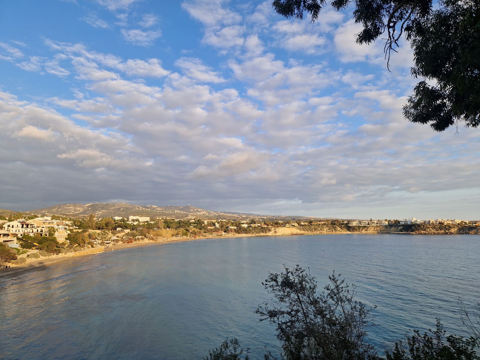 The crescent of Coral Bay, Peyia
